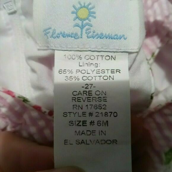 6m Florence Eiseman Seersucker Bubble Romper - Picture 4 of 4